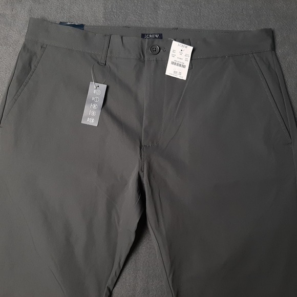 J.CREW Other - NEW J Crew Tech Pants Mens 32x30 Gray Performance Chino Pant Stretch AA712